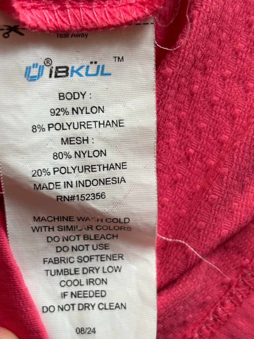 IBKÜL Hot Pink Long Sleeve 1/4 Zip Mock Neck Golf Top Pullover Size L UPF 50+ - Picture 4 of 5